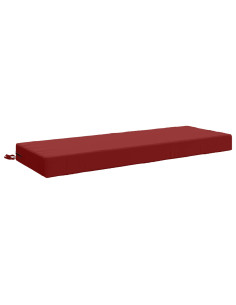 Cuscino per la seduta SOEST 100% Poliestere Rosso Vino