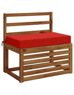 Cuscino per la seduta SOEST 100% Poliestere Rosso 2