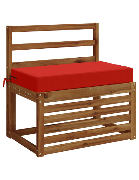 Cuscino per la seduta SOEST 100% Poliestere Rosso