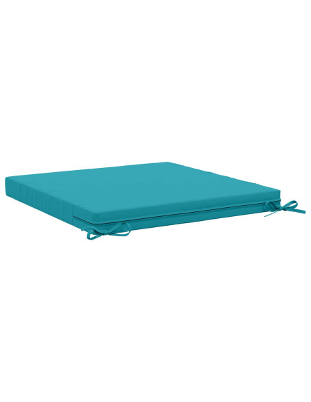 Cuscino per Sedia in Unico Pezzo SOEST 100% Poliestere Turchese