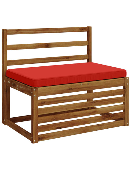 Cuscino per Panchina a 1 Pezzo VUGHT 100% Poliestere Rosso