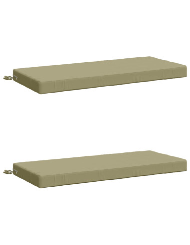 Cuscini per Panchina a 2 Pezzi SOEST 2 pz 100% Poliestere