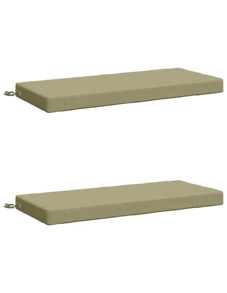 Cuscini per Panchina a 2 Pezzi SOEST 2 pz 100% Poliestere