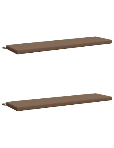 Cuscini per Panchina a 2 Pezzi SOEST 2 pz 100% Poliestere