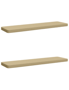 Cuscini per Panchina a 2 Pezzi VUGHT 2 pz 100% Poliestere Beige