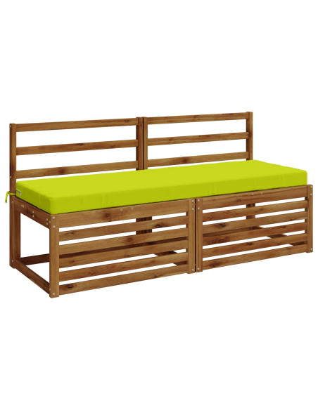 Cuscini per Panchina a 2 Pezzi SOEST 2 pz 100% Poliestere