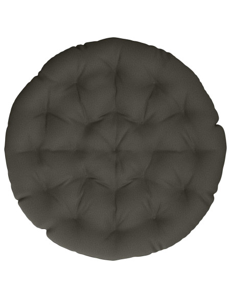 Cuscino per Sedia Papasan VIANEN 100% Poliestere Antracite