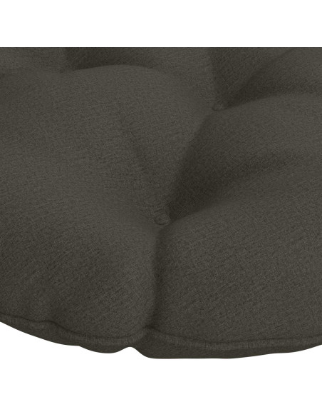 Cuscino per Sedia Papasan VIANEN 100% Poliestere Antracite