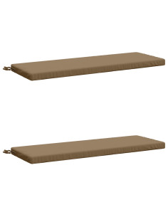 Cuscini per Panchina a 2 Pezzi SOEST 2 pz 100% Poliestere