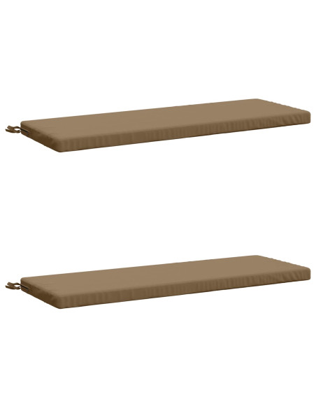 Cuscini per Panchina a 2 Pezzi SOEST 2 pz 100% Poliestere