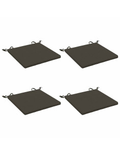 Cuscini per Sedia in 4 Pezzi SOEST 4 pz 100% Poliestere