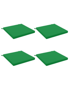 Cuscini per Sedia in 4 Pezzi SOEST 4 pz 100% Poliestere Verde