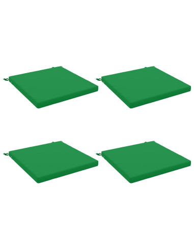 Cuscini per Sedia in 4 Pezzi SOEST 4 pz 100% Poliestere Verde