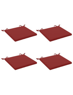 Cuscini per Sedia in 4 Pezzi SOEST 4 pz 100% Poliestere