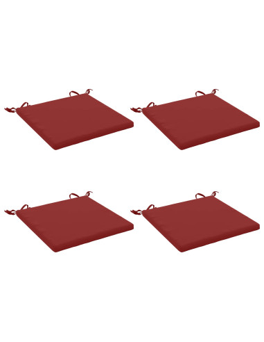 Cuscini per Sedia in 4 Pezzi SOEST 4 pz 100% Poliestere