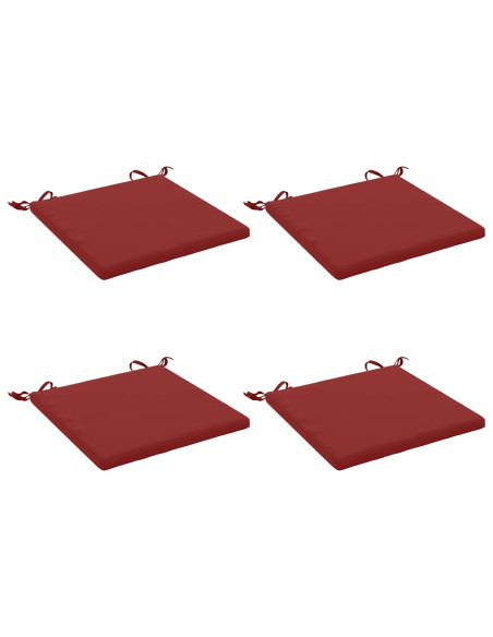 Cuscini per Sedia in 4 Pezzi SOEST 4 pz 100% Poliestere