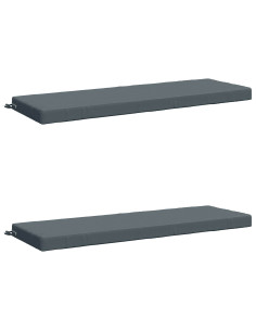 Cuscini per Panchina a 2 Pezzi SOEST 2 pz 100% Poliestere Blu