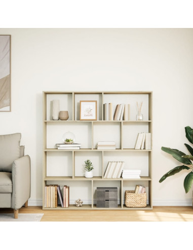 Libreria Rovere Sonoma 132x29x141,5 cm in Legno Multistrato