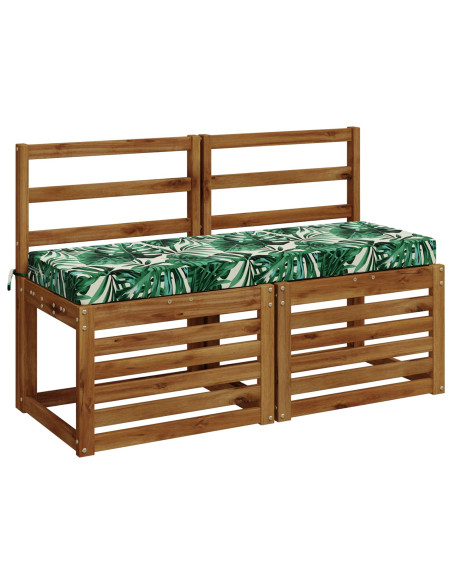 Cuscini per Panchina a 2 Pezzi SOEST 2 pz 100% Poliestere