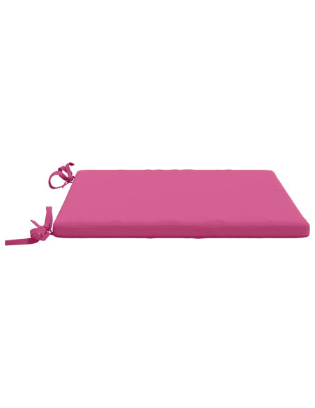 Cuscini per Sedia in 4 Pezzi SOEST 4 pz 100% Poliestere Rosa