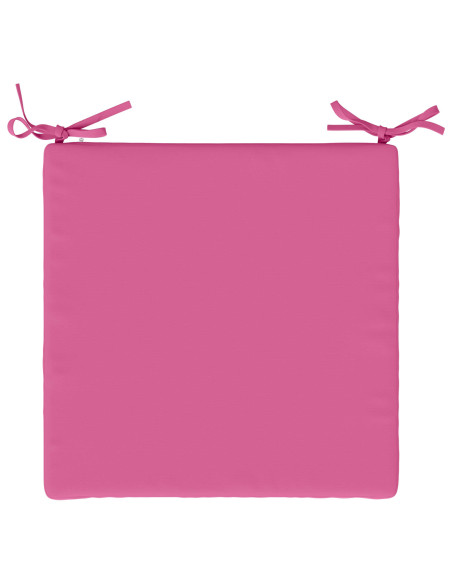 Cuscini per Sedia in 4 Pezzi SOEST 4 pz 100% Poliestere Rosa