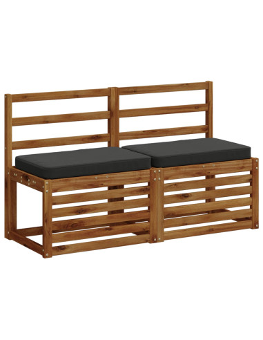Cuscini per Panchina a 2 Pezzi VUGHT 2 pcs 100% Poliestere