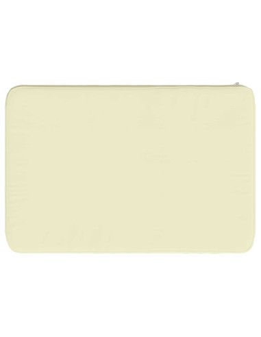 Cuscino per Panchina a 1 Pezzo VUGHT 100% Poliestere Crema