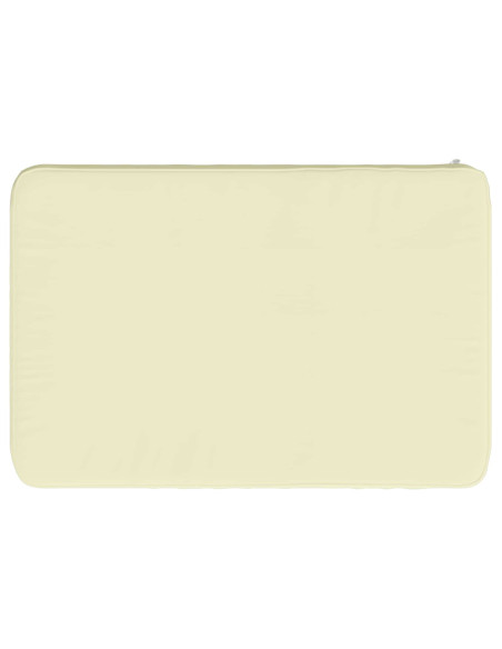 Cuscino per Panchina a 1 Pezzo VUGHT 100% Poliestere Crema