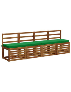 Cuscino per Panchina a 1 Pezzo VUGHT 100% Poliestere Verde 2