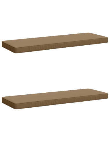 Cuscini per Panchina a 2 Pezzi VUGHT 2 pz 100% Poliestere