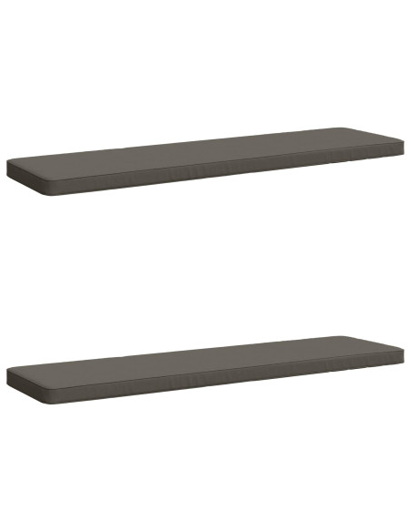 Cuscini per Panchina a 2 Pezzi VUGHT 2 pz 100% Poliestere