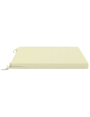 Cuscino per Sedia in Unico Pezzo SOEST 100% Poliestere Crema