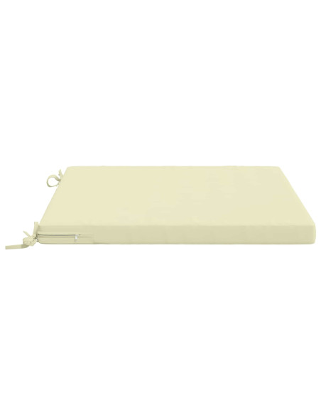 Cuscino per Sedia in Unico Pezzo SOEST 100% Poliestere Crema
