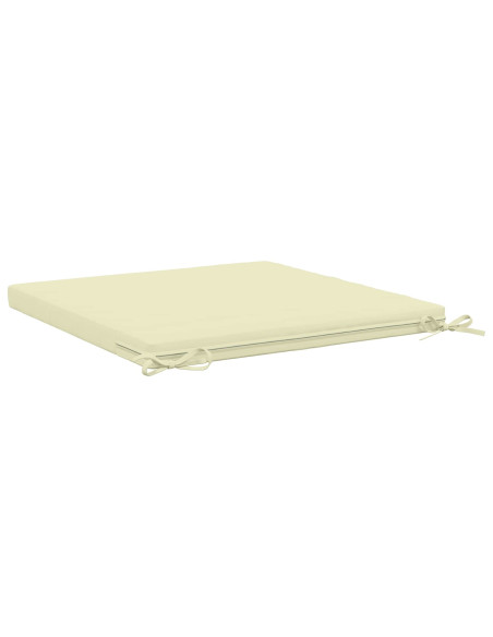 Cuscino per Sedia in Unico Pezzo SOEST 100% Poliestere Crema
