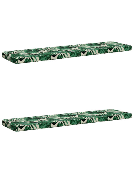 Cuscini per Panchina a 2 Pezzi VUGHT 2 pz 100% Poliestere