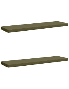Cuscini per Panchina a 2 Pezzi VUGHT 2 pz 100% Poliestere