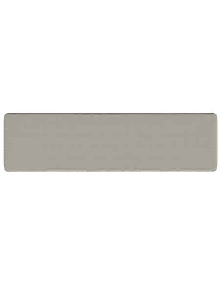 Cuscino per Panchina a 1 Pezzo VUGHT 100% Poliestere Grigio