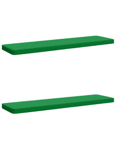 Cuscini per Panchina a 2 Pezzi VUGHT 2 pz 100% Poliestere Verde