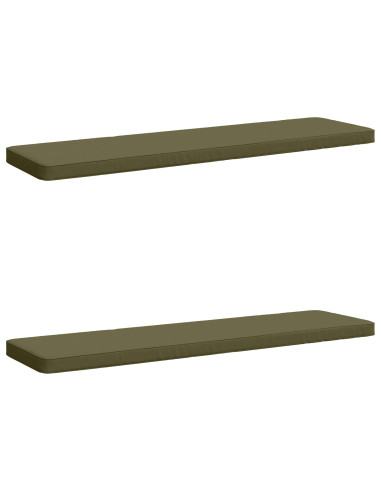 Cuscini per Panchina a 2 Pezzi VUGHT 2 pz 100% Poliestere