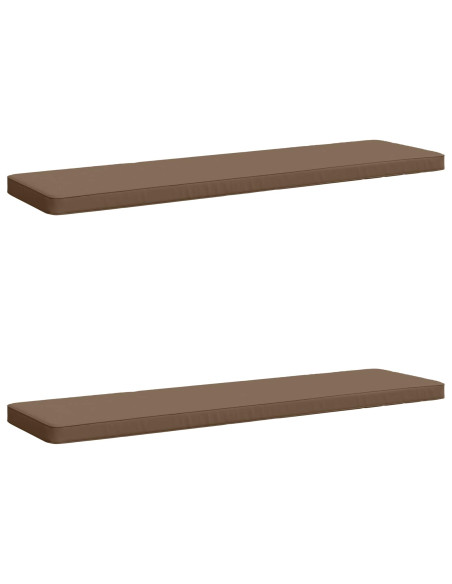Cuscini per Panchina a 2 Pezzi VUGHT 2 pz 100% Poliestere