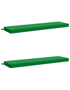Cuscini per Panchina a 2 Pezzi SOEST 2 pz 100% Poliestere Verde