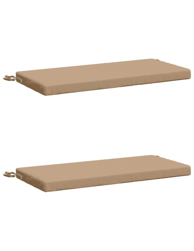 Cuscini per Panchina a 2 Pezzi SOEST 2 pz 100% Poliestere