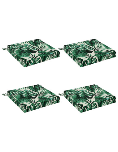 Cuscini per Sedia in 4 Pezzi SOEST 4 pz 100% Poliestere