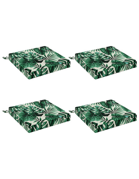 Cuscini per Sedia in 4 Pezzi SOEST 4 pz 100% Poliestere