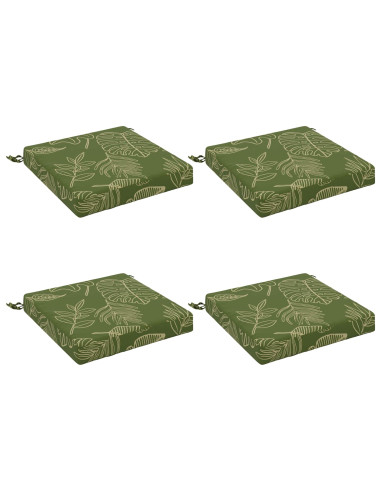 Cuscini per Sedia in 4 Pezzi SOEST 4 pz 100% Poliestere