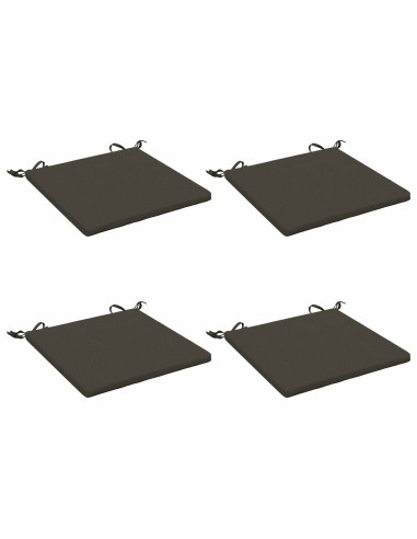 Cuscini per Sedia in 4 Pezzi SOEST 4 pz 100% Poliestere