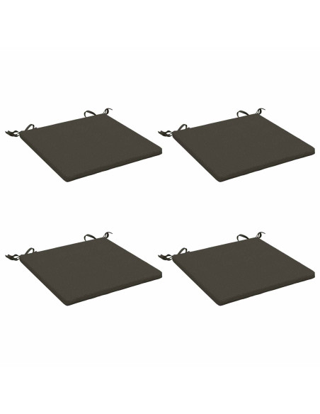 Cuscini per Sedia in 4 Pezzi SOEST 4 pz 100% Poliestere