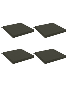 Cuscini per Sedia in 4 Pezzi SOEST 4 pz 100% Poliestere