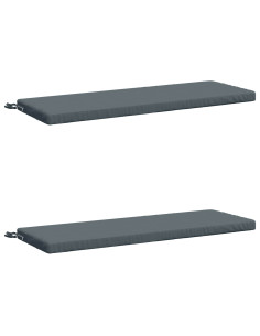 Cuscini per Panchina a 2 Pezzi SOEST 2 pz 100% Poliestere Blu