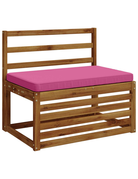 Cuscino per Panchina a 1 Pezzo VUGHT 100% Poliestere Rosa